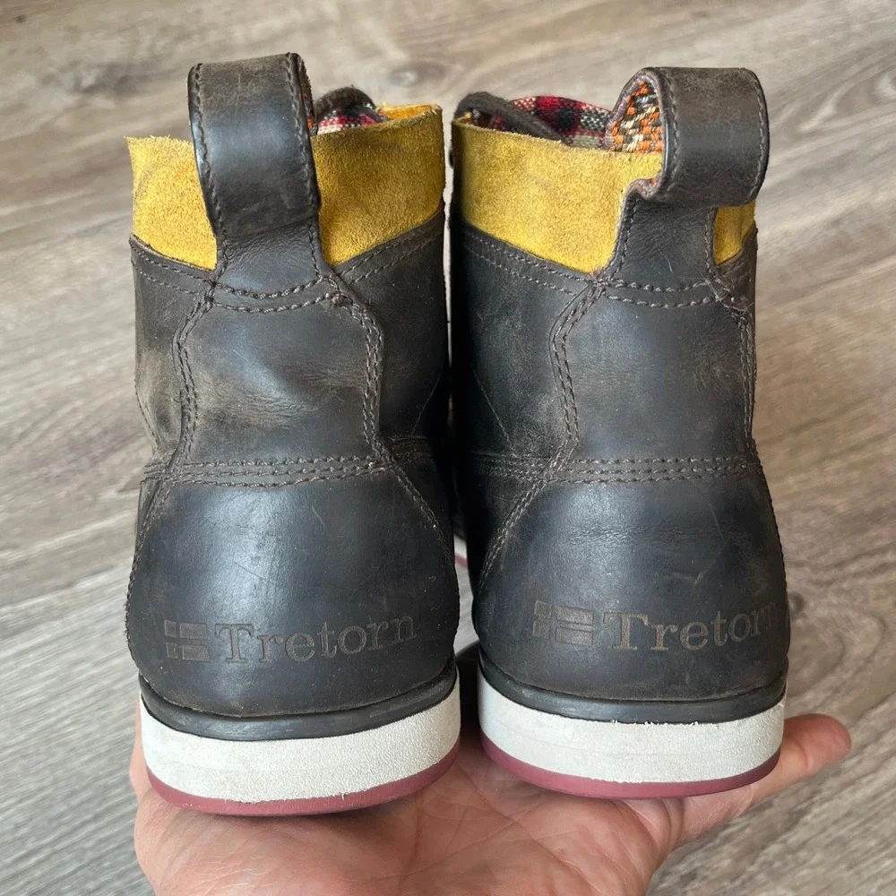 Tretorn Walden Chukka Moc Toe‎ Boots Brown Leather Mens 11 UK 10 EU 44.5
